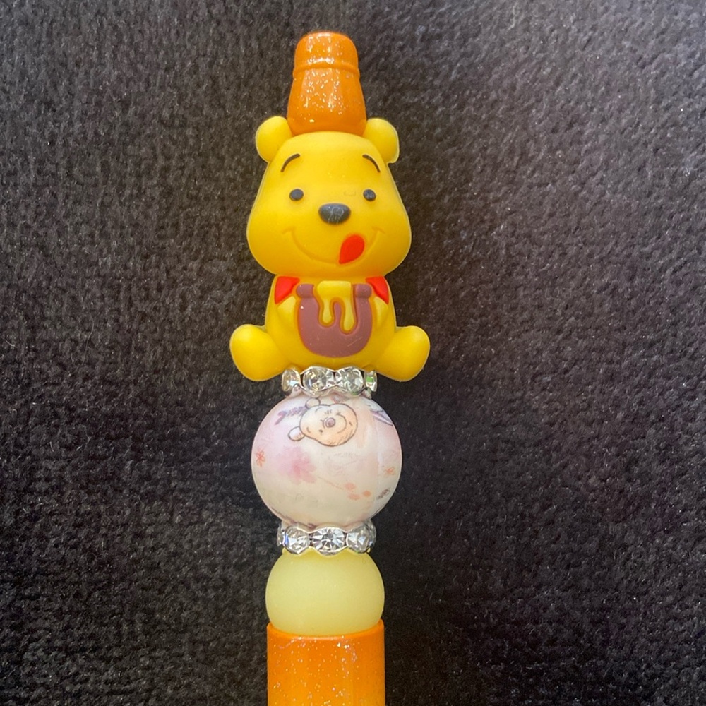 🍭3 D Winnie the Pooh beadable pen